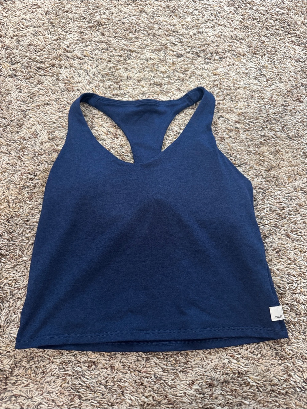Vuori Halo 2.0 Performance Crop Racerback Tank Top